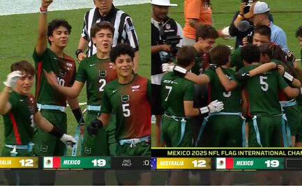 México es Campeón Mundial de flag football; se impusieron 19-12 a Australia en el primer International Flag Championship de la NFL