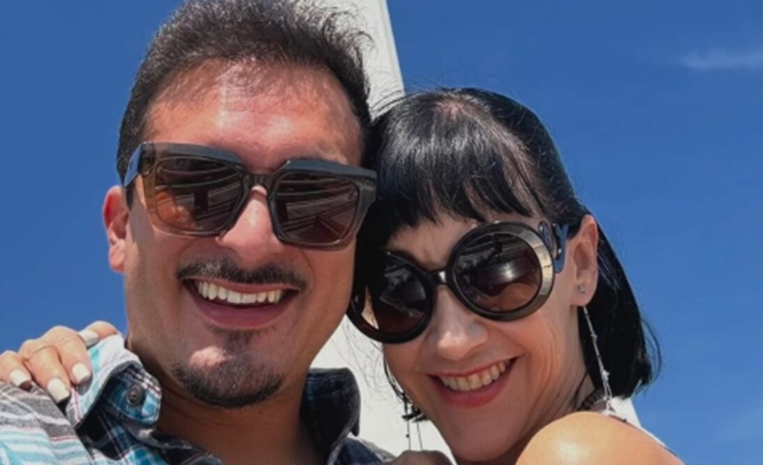 Susana Zabaleta y el conductor de la "Cotorrisa", Ricardo Pérez. Foto: Instagram oficial.