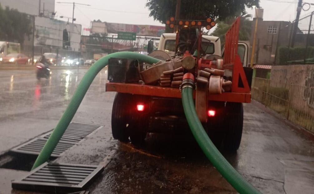 Fuerte lluvia con granizo se registra en algunos municipios del Valle de México. Foto: Especial