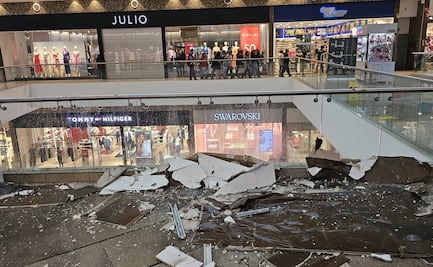VIDEO: Caen plafones de techo en Parque Lindavista debido a las lluvias en CDMX