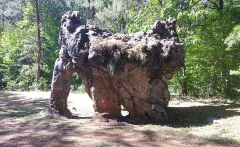 Familia firma "Piedra del Elefante" y la daña; tenía miles de años de existencia