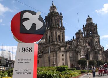 A consulta, permanencia de antimonumento por 50 años del movimiento 2 de octubre