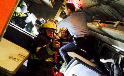 Recuperan cajas negras del tren descarrilado en Filadelfia