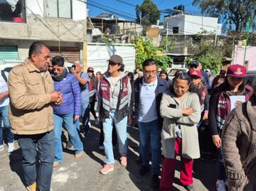 Alcaldesa de Tlapan encabeza su primer “tequio” en la demarcación; pide paciencia para atender falta de servicios