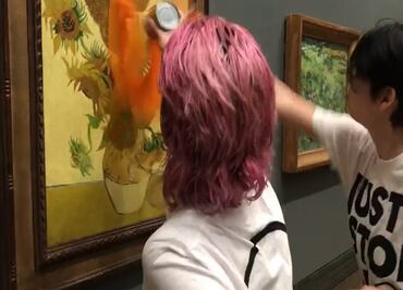 Declaran culpables de "daño criminal" a activistas que lanzaron sopa a 'Los Girasoles' de Van Gogh