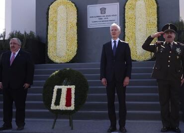 Conmemoran el 47 aniversario luctuoso de Alfredo Del Mazo Vélez