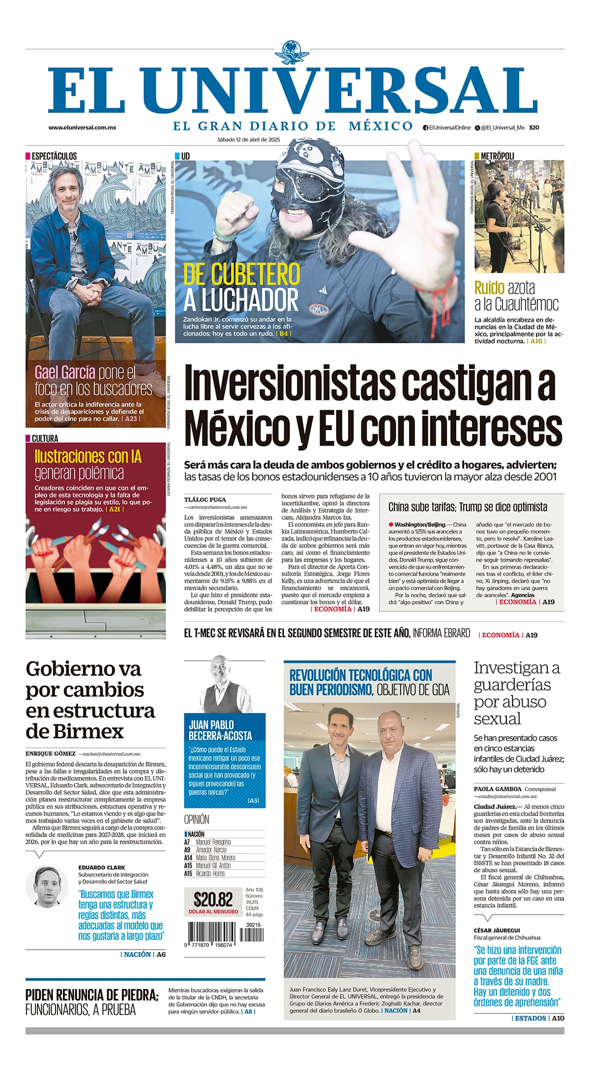 Portada impresa