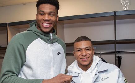 Giannis Antetokounmpo y Kylian Mbappé bromean sobre los rumores de su fichaje en Arabia Saudita: "Al Hilal llámame a mí"