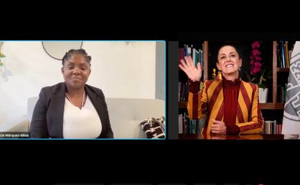 "Francia Márquez, símbolo de lucha y esperanza para AL": Sheinbaum conversa con vicepresidenta electa de Colombia