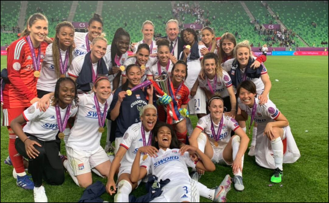 Olympique Lyonnais se corona en la UEFA Women's Champions League. Foto: @OLfeminin