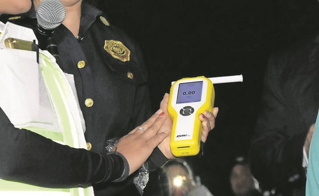 Del 1 al 31 de diciembre de 2022, la SSC realizó 391 mil 731 pruebas AlcoStop. Foto: Archivo/ El Universal