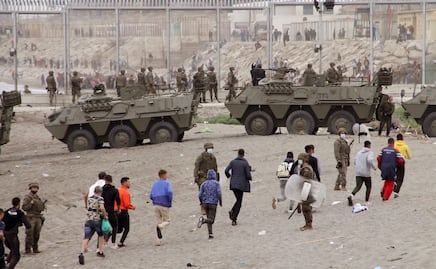 España refuerza la seguridad en Ceuta con militares; hallan 15 cuerpos tras ingreso masivo de migrantes marroquíes