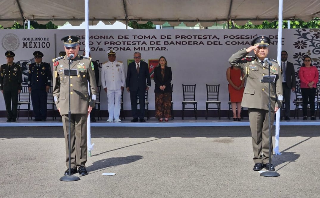 El general Santos Gerardo Soto asumió la comandancia de la Novena Zona Militar, en Sinaloa, el 1 de agosto de 2025. Foto: especial