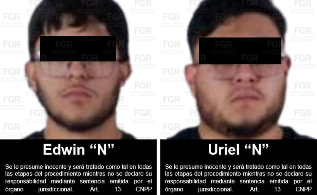 La FGR vinculó a proceso a Edwin “N” y Uriel “N” por presunta posesión de cartuchos de armas de fuego de uso exclusivo de las Fuerzas Armadas. | Foto: Especial.
