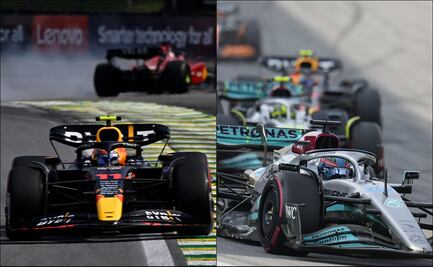 Checo Pérez fue séptimo en el Gran Premio de Brasil, que fue dominado por Mercedes