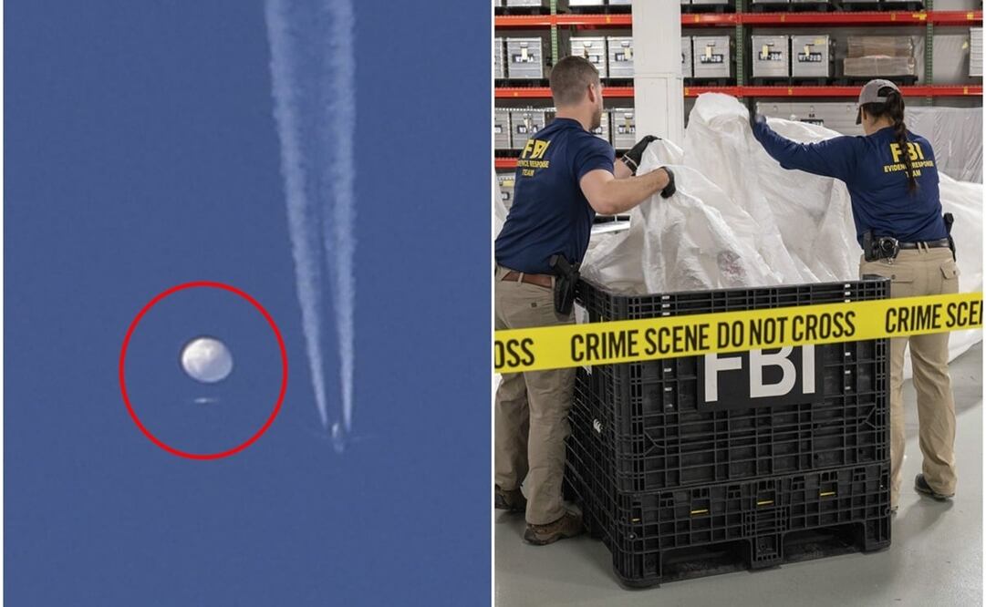 Supuesto globo espía chino. FOTO: AP