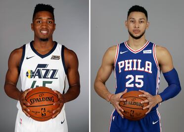 Simmons y Mitchell encabezan equipo de roockies en la NBA