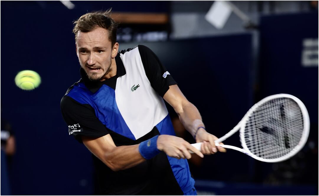 Daniil Medvedev sufre y se enoja, pero avanza a la final del Abierto de Los Cabos / FOTO: CORTESÍA