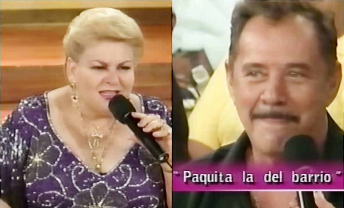 La ocasión en que Paquita la del barrio se reencontró con su exmarido en TV; él quería reconquistarla