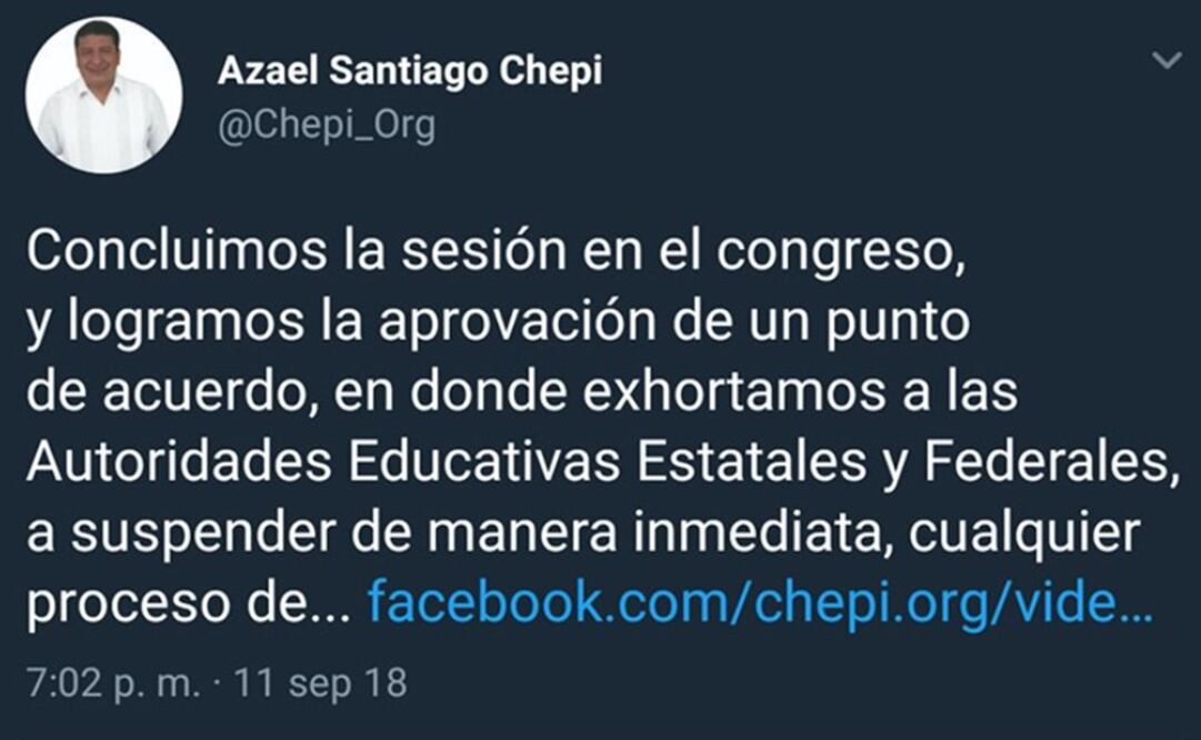 Imagen tomada de Twitter