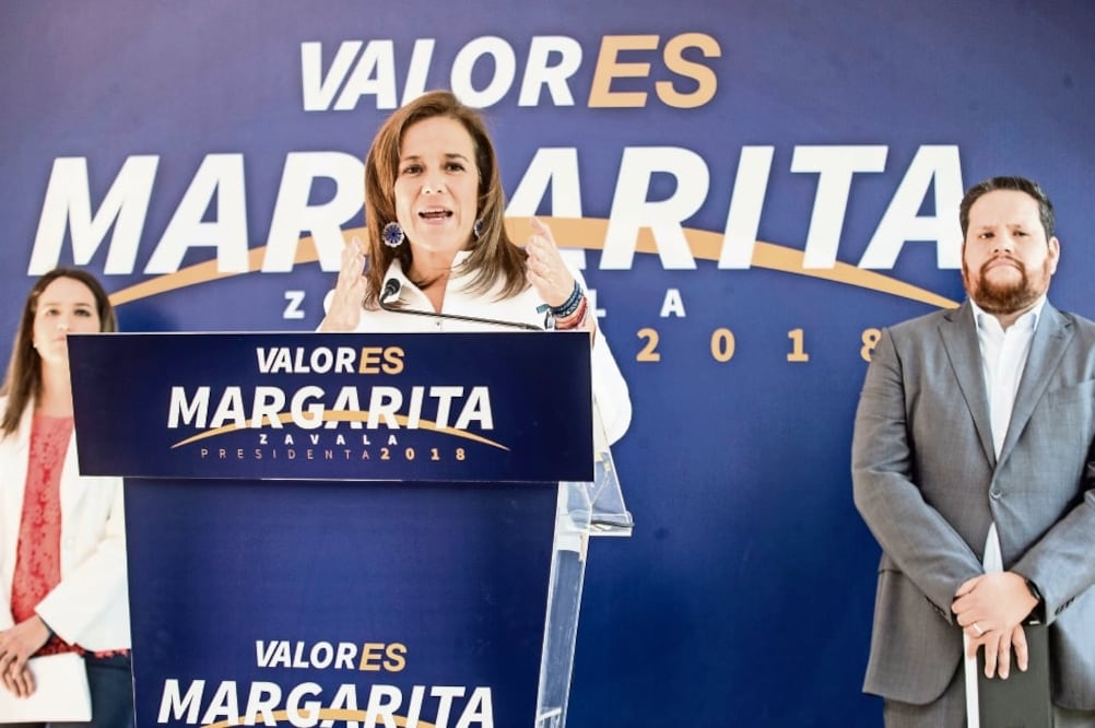 Margarita Zavala adelantó que hará eventos de recaudación en Baja California, Nuevo León y Jalisco, además pondrá una alcancía afuera de su casa de campaña y abrirá un portal digital para donaciones (GERMÁN ESPINOSA. EL UNIVERSAL