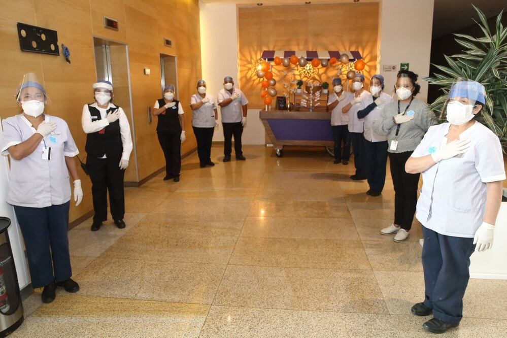 La asistencia para los trabajadores de salud comprende la estancia y alimentos de manera gratuita. Foto: Especial