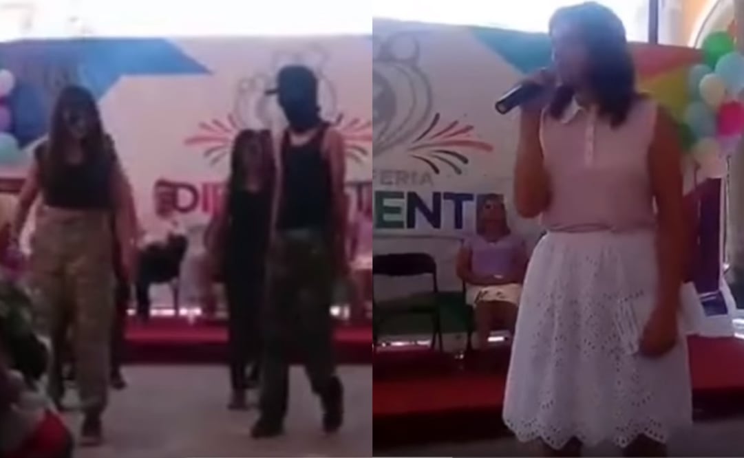 FOTO: escenas del video que circula en redes sociales