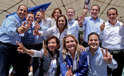 Vázquez Mota reúne a presidenciables panistas