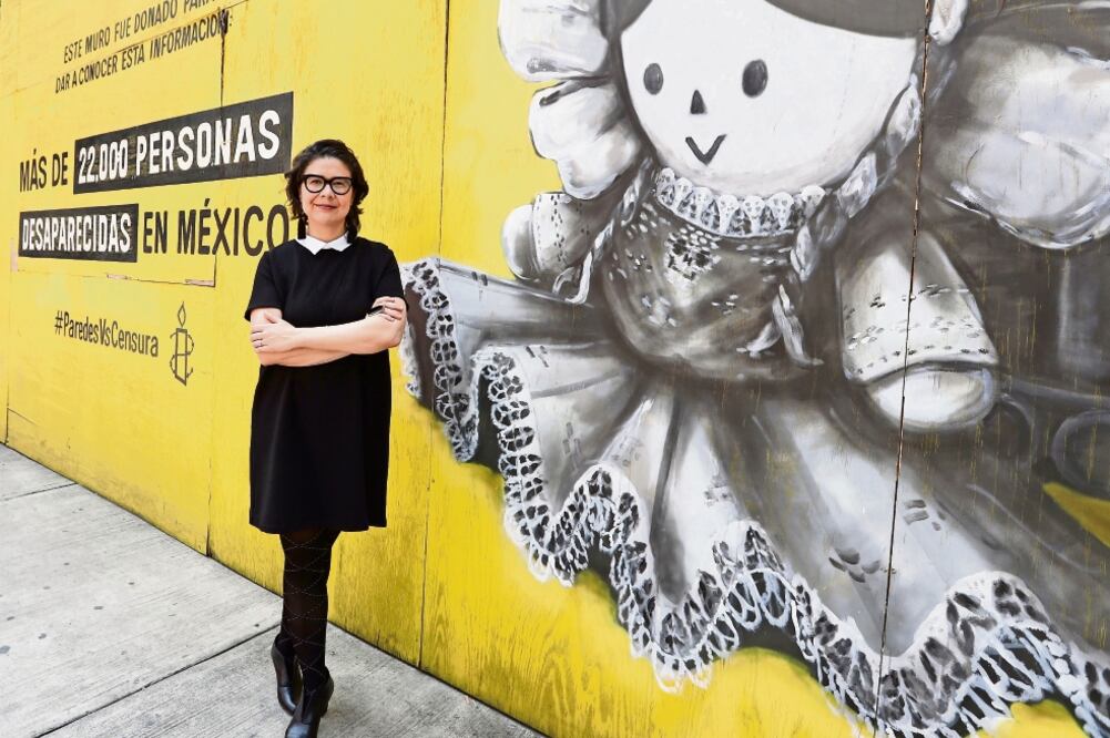 Tania Reneaum Panszi Directora ejecutiva de Amnistía Internacional México (ARIEL OJEDA. EL UNIVERSAL)