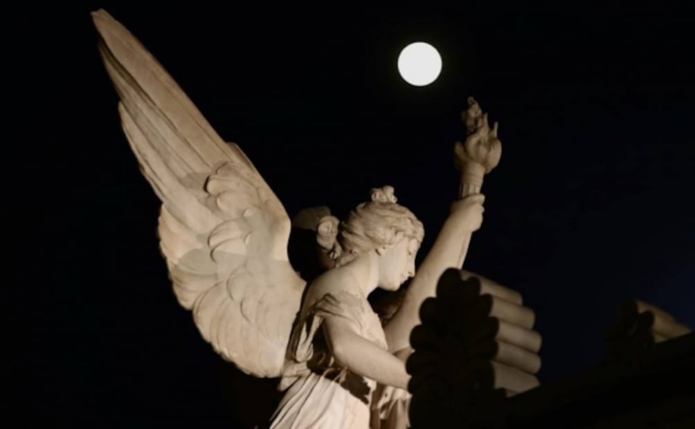 Luna llena sobre la Ciudad de México. Foto: Archivo EL UNIVERSAL