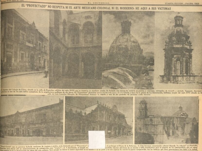 El lado olvidado y devastado de Reforma