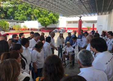 Muñoz Ledo: visita a estación migratoria fue maquillaje, un desastre y una burla