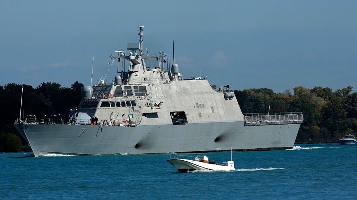 Los buques de combate litoral como el USS Detroit son barcos de guerra de última generación. Foto: Getty Images