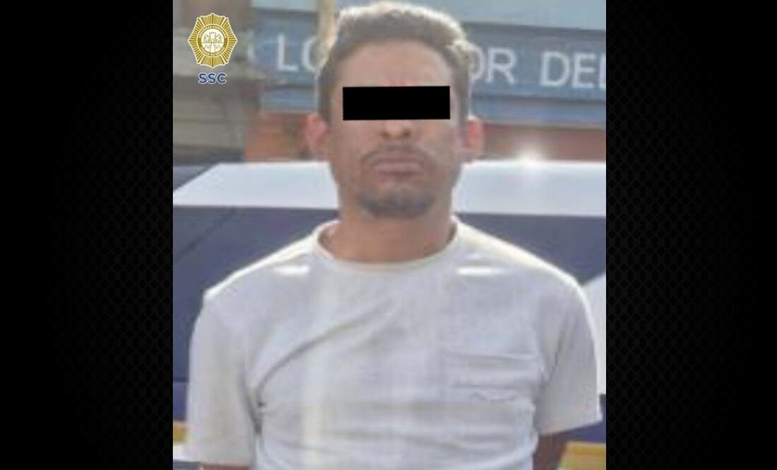 Detienen en Iztapalapa a hombre con droga vinculado al robo de 180 mil pesos en el Edomex. Foto: Especial