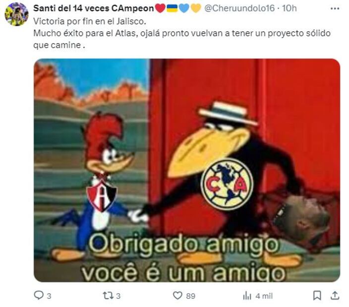 Los mejores MEMES del partido entre América y Atlas - Foto: Especial
