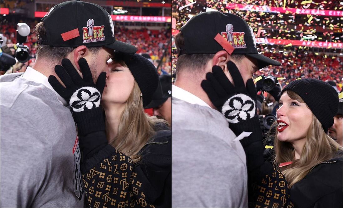 Así celebraron Taylor Swift y Travis Kelce el triunfo de Chiefs / Foto: Especiales