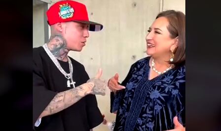 "Qué bueno que apoya al barrio, jefa"; Santa Fe Klan desea “mucha suerte” a Xóchitl Gálvez