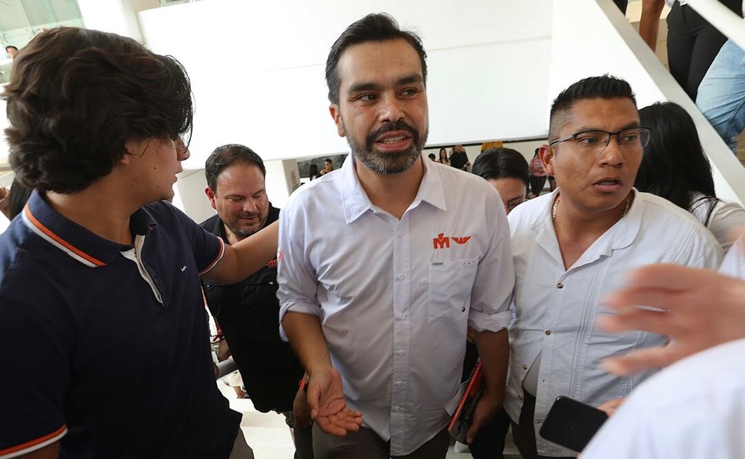 Visita del candidato presidencial por Movimiento Ciudadano a la Universidad Anáhuac Campus Xalapa. Fotos: Berenice Fregoso / EL UNIVERSAL