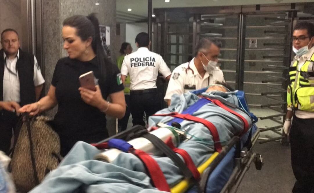 Helicópteros de Policía Federal trasladan lesionados por sismo