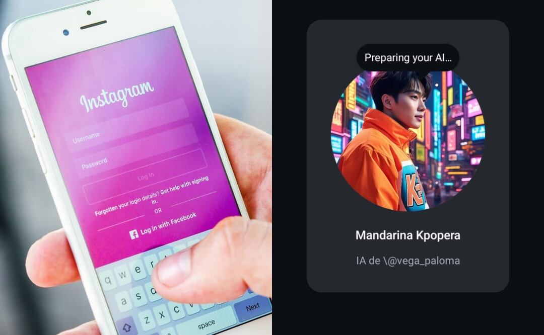 Chatbot de IA en Instagram. Imagen: captura de pantalla