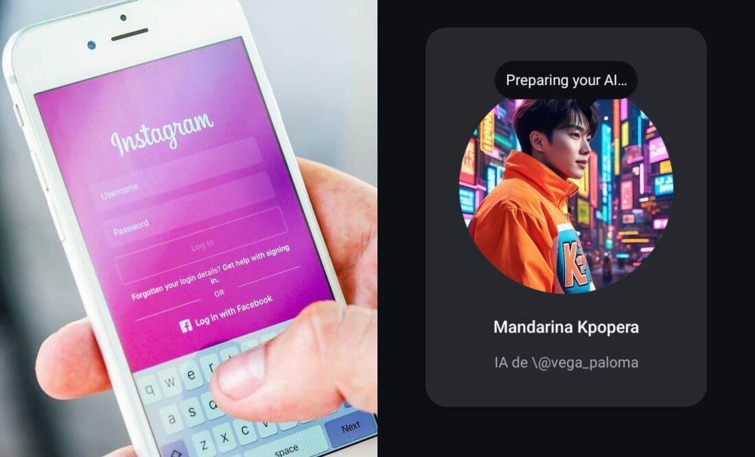 Chatbot de IA en Instagram. Imagen: captura de pantalla