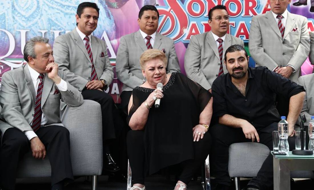 Paquita la del Barrio y la Única Internacional Sonora Santanera. Foto: Diego Simón Sánchez/EL UNIVERSAL