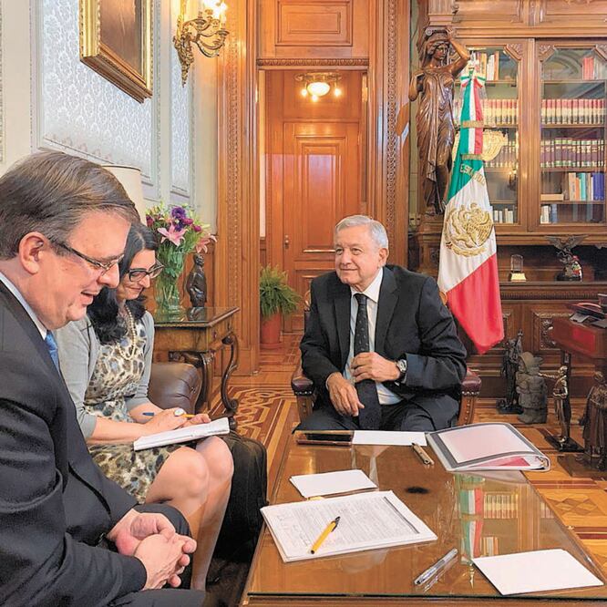 El presidente Andrés Manuel López Obrador dijo que habló con el mandatario estadounidense, Donald Trump. TOMADA DE TWITTER