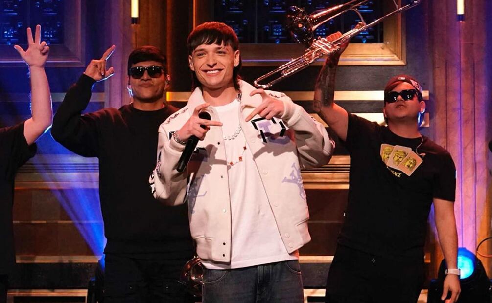 Peso Pluma con Jimmy Fallon