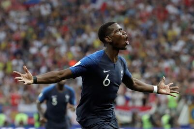 Pogba marca el tercer gol para Francia