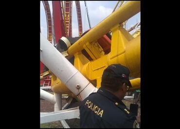 Reportan accidente en juego mecánico de la Feria de Chapultepec