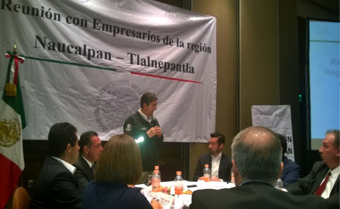 El procurador se reunió en Tlalnepantla con integrantes del Consejo de Coordinación Empresarial e Industrial Nacional. (Foto: Especial)