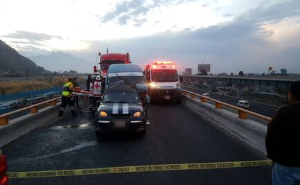 Choque en la México-Puebla deja saldo de dos muertos y 6 lesionados 