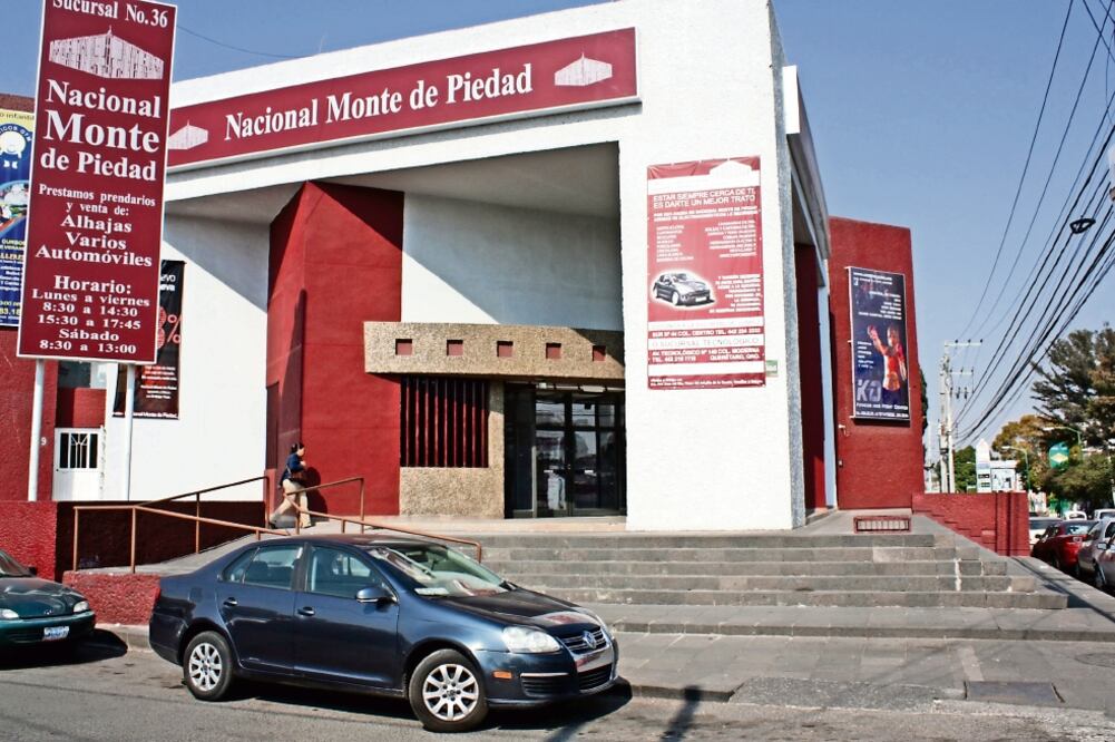 Los costos más accesibles que ofrecen las casas de empeño es un factor por el que la población de escasos recursos no acude a bancos tradicionales (ARCHIVO EL UNIVERSAL)