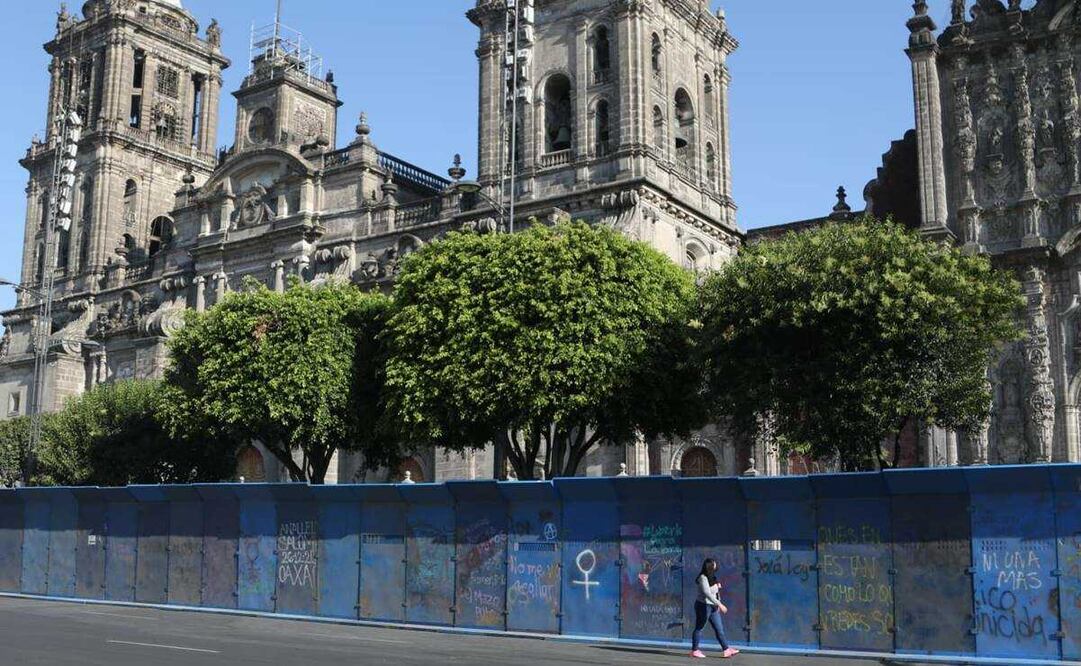 8M 2022: Critican feministas vallas por marchas . Foto: Carlos Odín / EL UNIVERSAL 